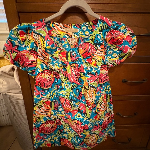 Michael Kors Colorful Abstract Dress - Picture 1 of 4